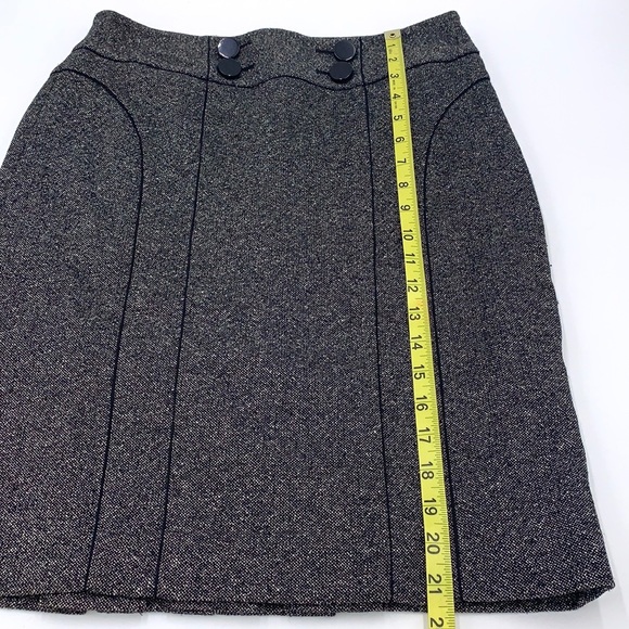 Ann Taylor Tweed Wool / Silk Blend Pencil Skirt Size 4P - Picture 12 of 14